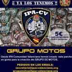 IPA CV – Parche grupo Motos