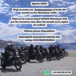 Viaje en moto por el Himalaya con Rakatanga Tour