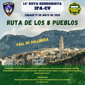 IPA CV – 14ª Ruta senderista IPA-CV ¡Completada!